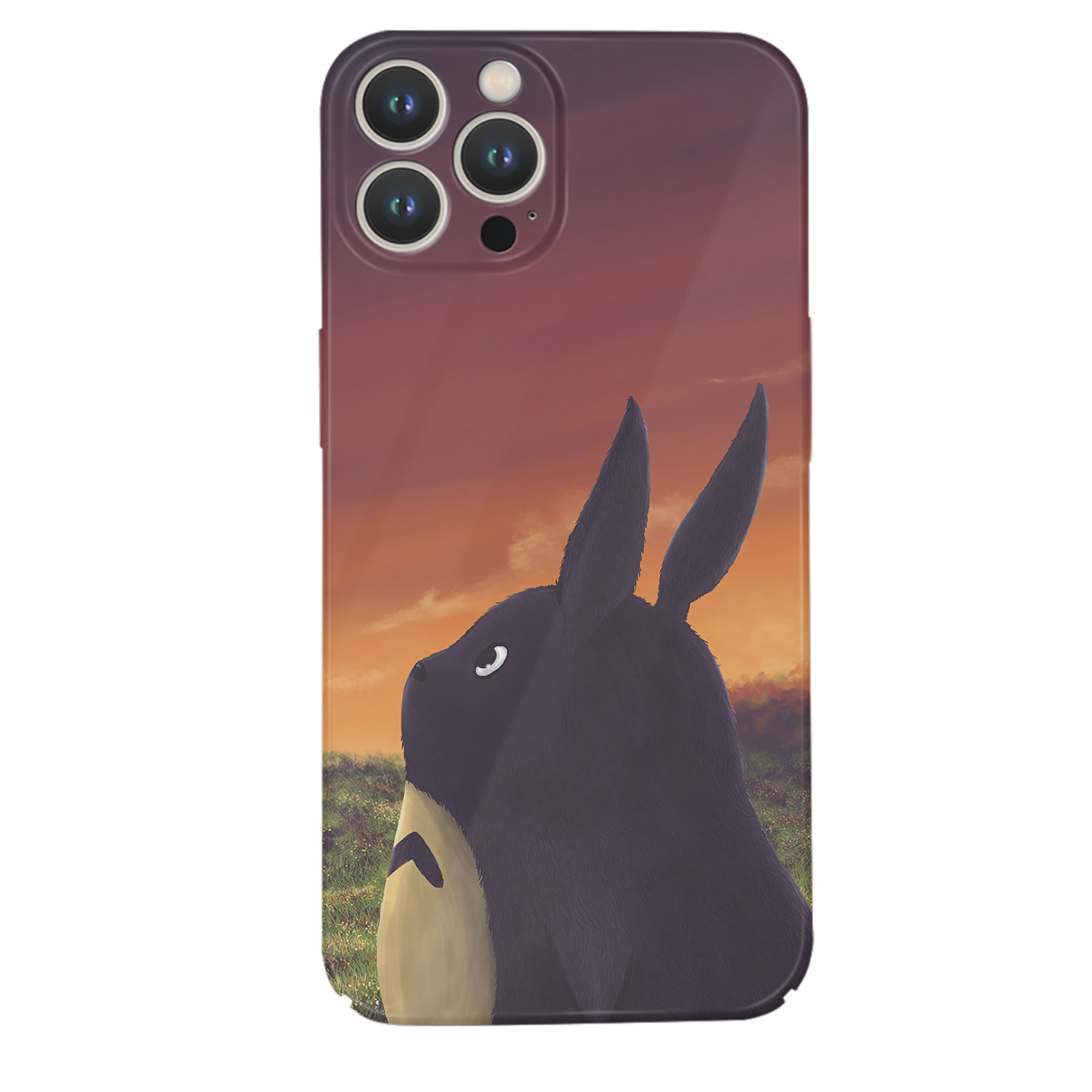（画像用） となりのトトロ 草壁メイ 草壁サツキ My Neighbor Totoro Satsuki Kusakabe Mei Kusakabe 【iPhone 14シリーズ対応】ハードケース